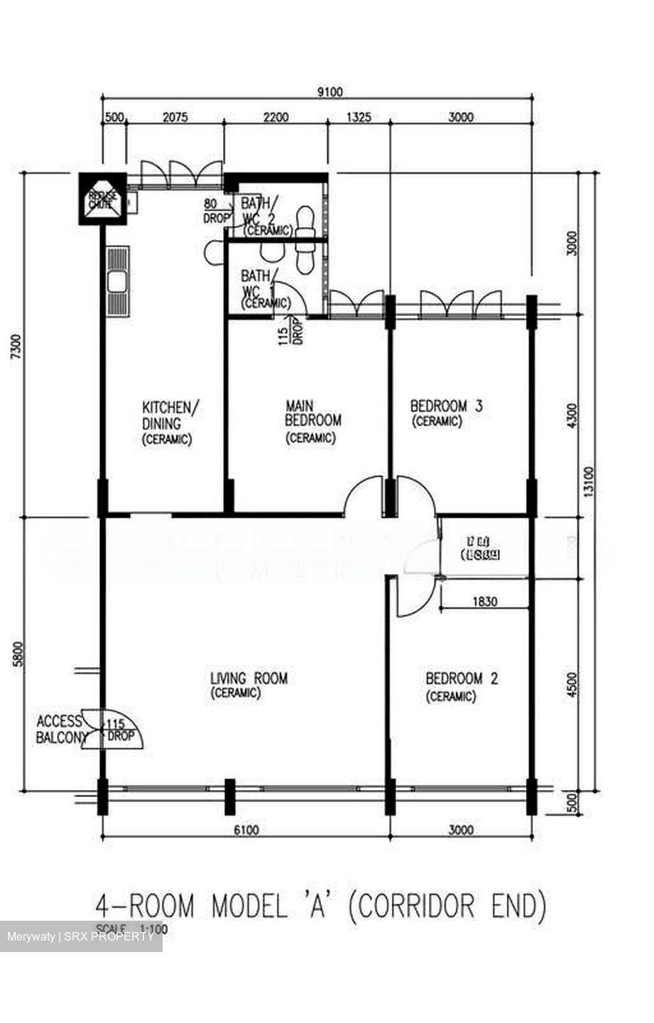Blk 764 Yishun Street 72 (Yishun), HDB 4 Rooms #546649041